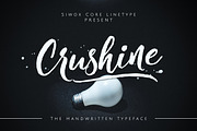 Crushine Brush Script, a Script Font by Siwox Studios (Thumbnail 1 of 10)