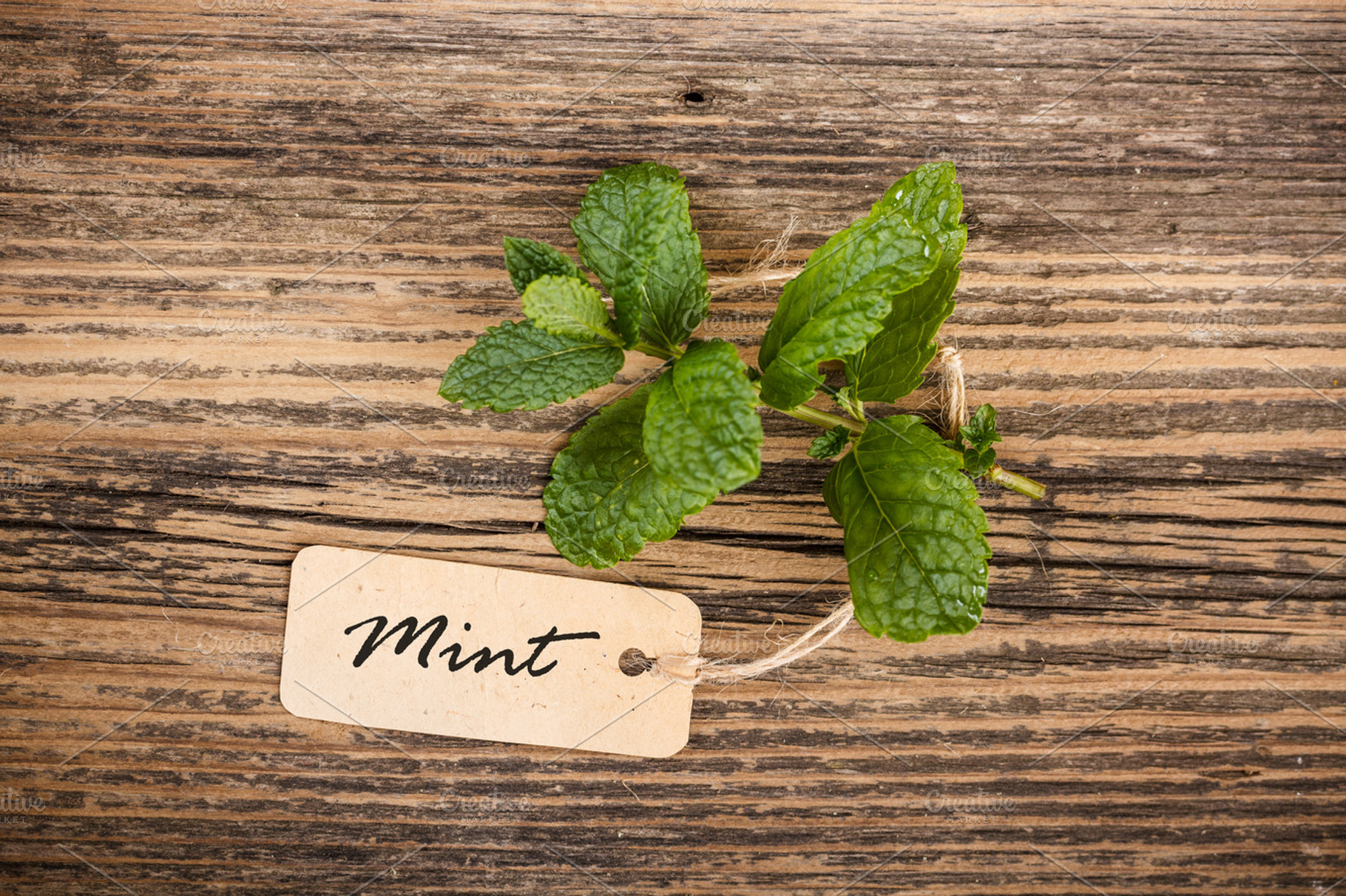 Mint With Label