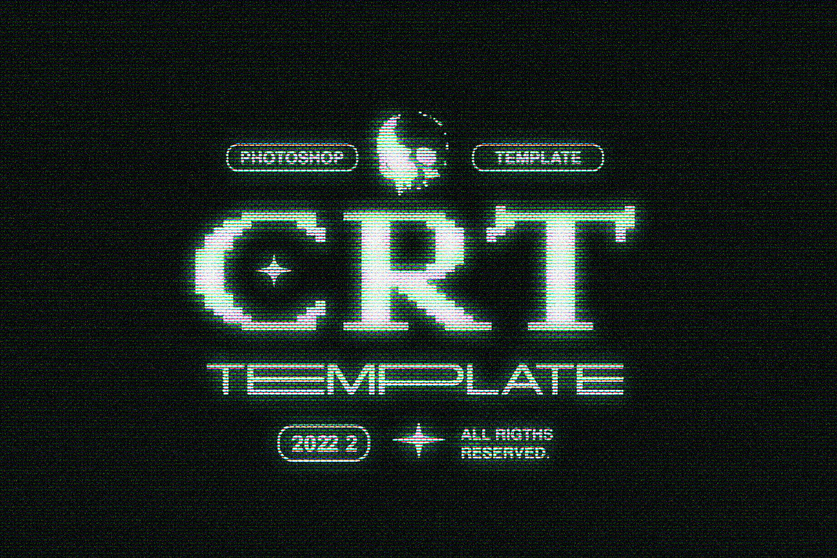 CRT Photoshop Template, a Poster Template by Design syndrome (Photo 1 of 6)