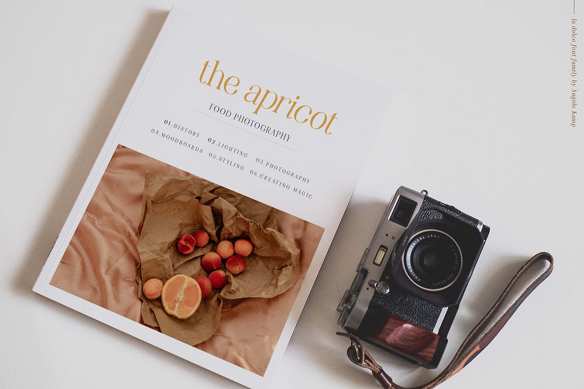 Modern serif font family La Dolce, a Serif Font by Angele Kamp (Photo 8 of 9)