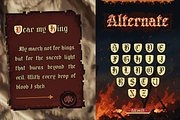 Valmeria - Medival Pixel, a Serif Font by Burntilldead (Thumbnail 8 of 12)