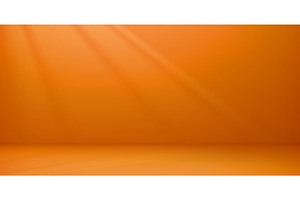 Orange empty room studio, a Decorative Illustration by Buch&Bee