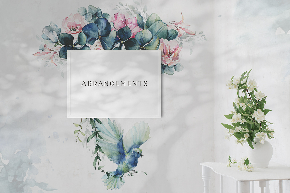Meditative Clarity floral watercolor, a Decorative Illustration by Khrys.art (Photo 6 of 17)