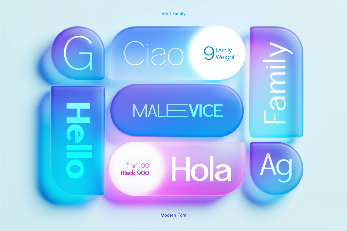 Malevice Pro | 9 Weight, a Sans Serif Font by Burntilldead (Photo 3 of 13)
