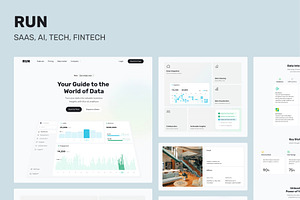 RUN Saas & Ai Framer Template