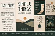 Talune - Monoline Sans Serif Font, a Sans Serif Font by Pitchlook.Studio (Thumbnail 1 of 4)