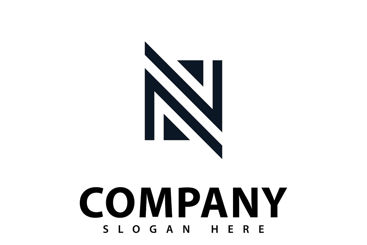 Letter N logo vector template, a Graphic by T.Vooka (Photo 1 of 3)