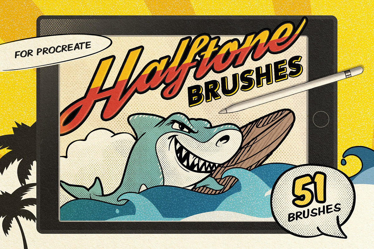 18 in 1 Procreate Brushes Bundle, a Brush Add-On by pixelbuddha.net (Photo 14 of 21)