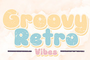 Groovy Retro Vibes - Handwritten, a Handwritten Font by Charmingbear59.design (Thumbnail 1 of 5)