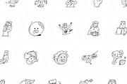 Miss You Doodle Icons Set, an Outline Icon by Vectors Market (Thumbnail 8 of 8)