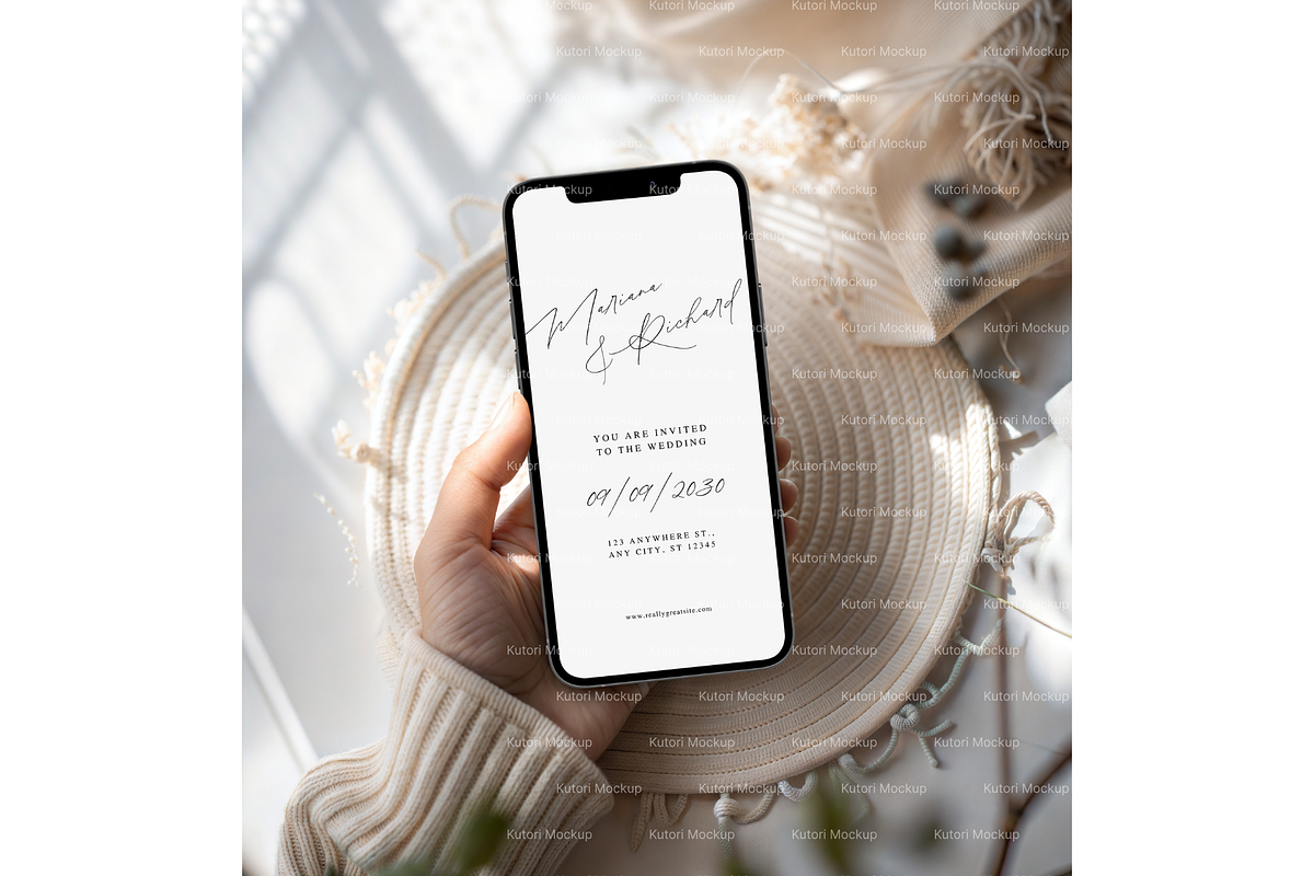 Neutral Aesthetic Mobile Screen Mock, a Product Mockup by MockupWizard (Photo 4 of 5)