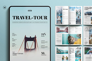 Travel Tour Brochure Template, a Brochure Template by PrintIdea
