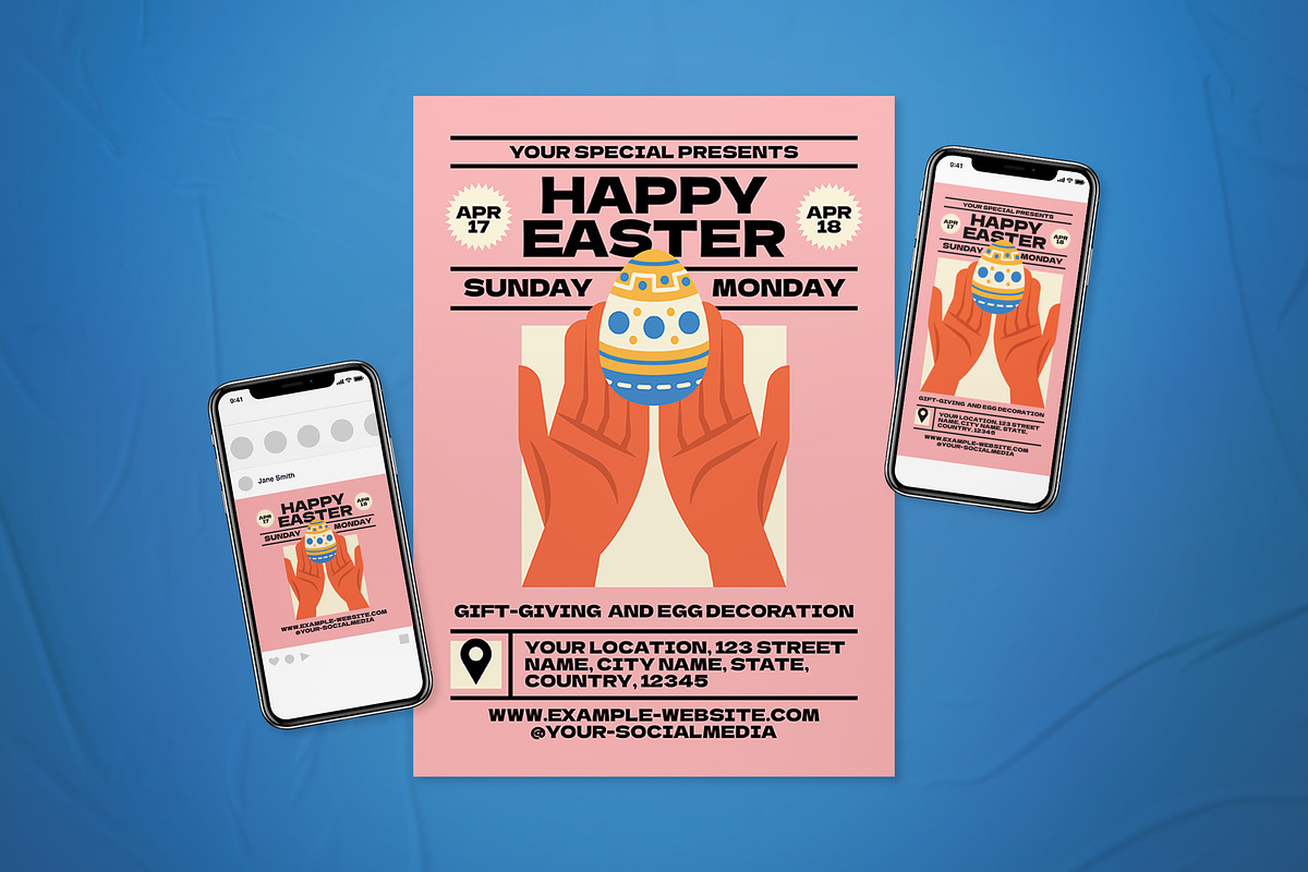 Easter Flyer Set, a Flyer Template by The Good Store (Photo 1 of 2)