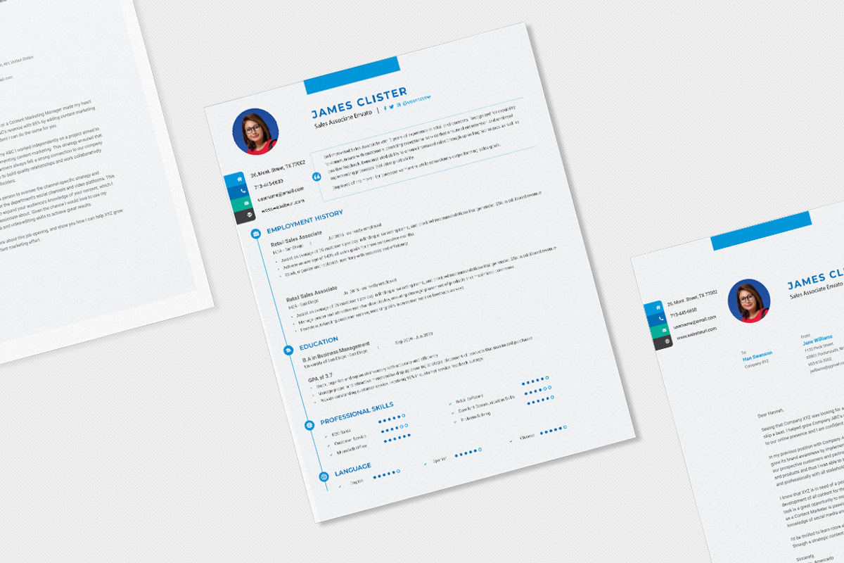 Sales Associate Resume Template, a Resume Template by iDoodle Studio (Photo 4 of 4)