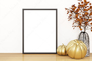 Frame Mockup Autumn, a Poster Template by Mockup Shop (Thumbnail 2 of 2)