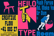Heilo - Playful Vintage Extrude, a Sans Serif Font by Fateh.Lab (Thumbnail 6 of 17)