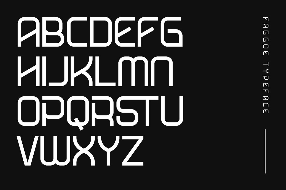 Faggoe Technology Sans Serif, a Sans Serif Font by Artiveko (Photo 2 of 8)