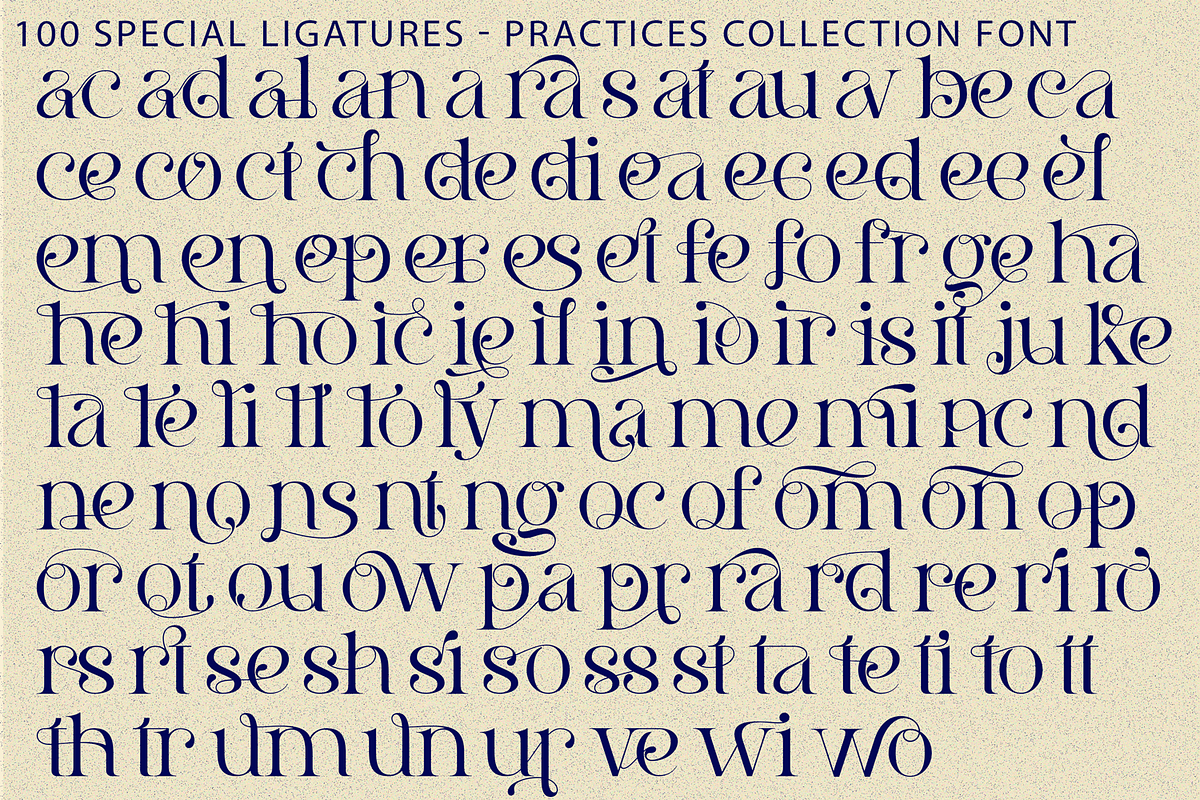 Practices Collection - Elegant Font, a Serif Font by 177Studio (Photo 8 of 8)