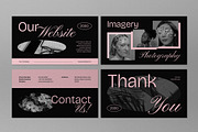 Black Pink Elegant Brand Power Point, a Presentation Template by graphicook (Thumbnail 10 of 10)