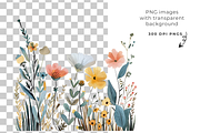 Wildflower Clipart, a Seasonal Illustration by EllyandLima (Thumbnail 3 of 8)