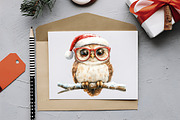 Cute Christmas Critters Clipart, an Illustration by RobertsArt (Thumbnail 4 of 7)