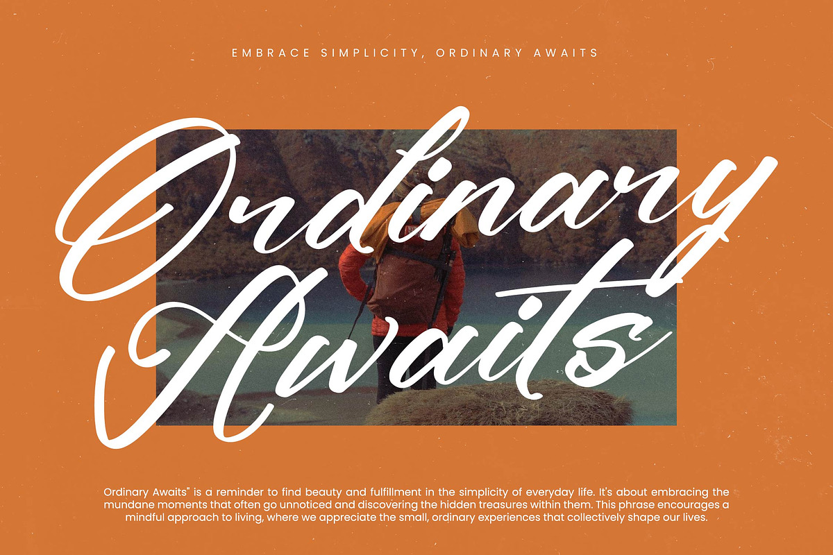 Climbing Nature Modern Calligraphy, a Script Font by Letterena Studios Script (Photo 6 of 15)