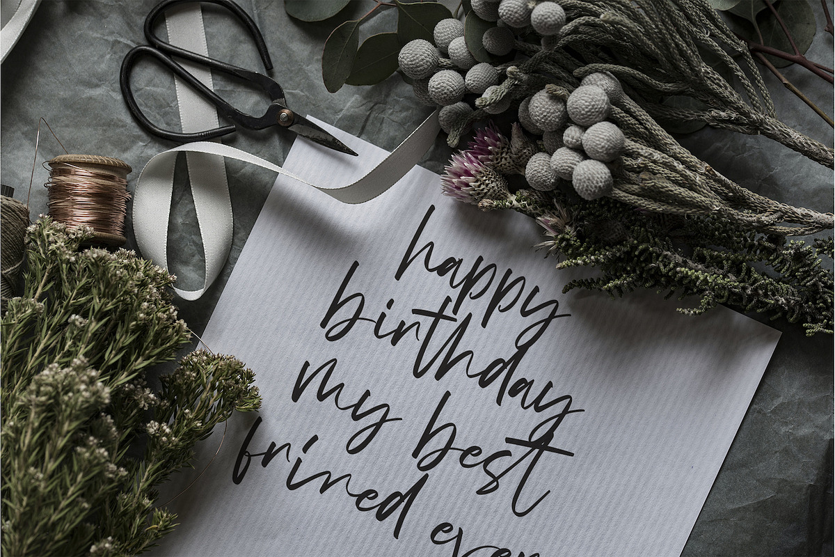 Angelwine - Handwritten Font, a Script Font by StringLabs (Photo 7 of 13)