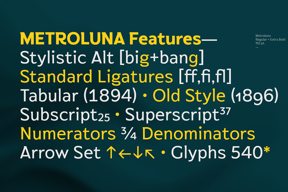 Metroluna, a Sans Serif Font by Locomotype (Photo 5 of 11)