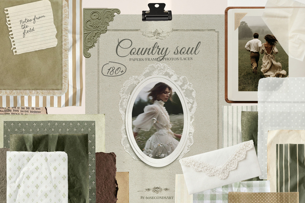 Vintage сottagecore Scrapbooking, an Object Graphic by 60secondsArt (Photo 1 of 11)