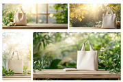 Cotton tote bag mockup on a bench, a Background Photo by Nebbia (Thumbnail 2 of 4)