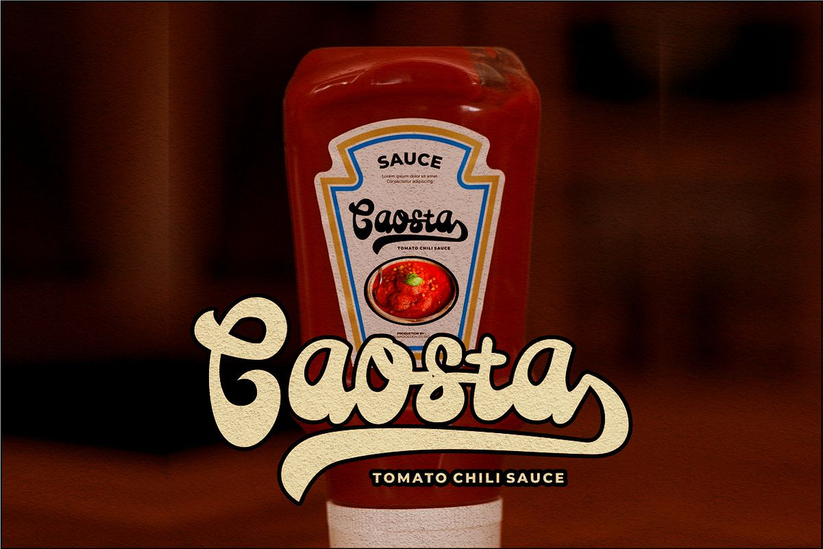 Sahica Branding Retro Groovy Font, a Script Font by suhadidesign (Photo 6 of 10)