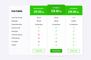 Pricing Tables, a Templates & Theme by Youme Techworld (Thumbnail 4 of 5)