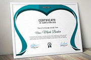 Certificate Word | PSD | AI, a Stationery Template by Curve Design (Thumbnail 2 of 6)