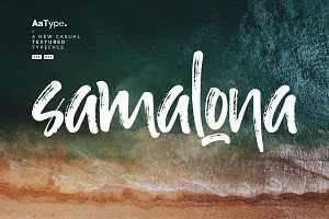 Samalona Textured Font