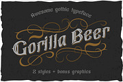 10 Vintage Font Families Bundle, a Font by Fractal fonts & graphics (Thumbnail 25 of 31)