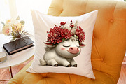 Watercolor Cute Unicorn Clipart Bund, an Illustration by Sublimation Artist (Thumbnail 6 of 6)