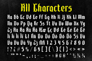CS Baxter – Blackletter Font, a Blackletter Font by Craft Supply Co. (Thumbnail 8 of 8)
