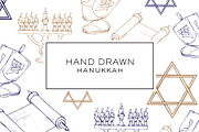 Hand Drawn Hanukkah Clipart, an Illustration by Haute Papier (Thumbnail 1 of 2)