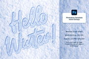 Write on Snow Text Effect, a Layer Style Add-On by Andrew Skoch Design (Thumbnail 2 of 5)