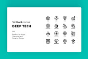 Deep Tech | 32 Icons Set, an Outline Icon by Marina Silence (Thumbnail 3 of 17)