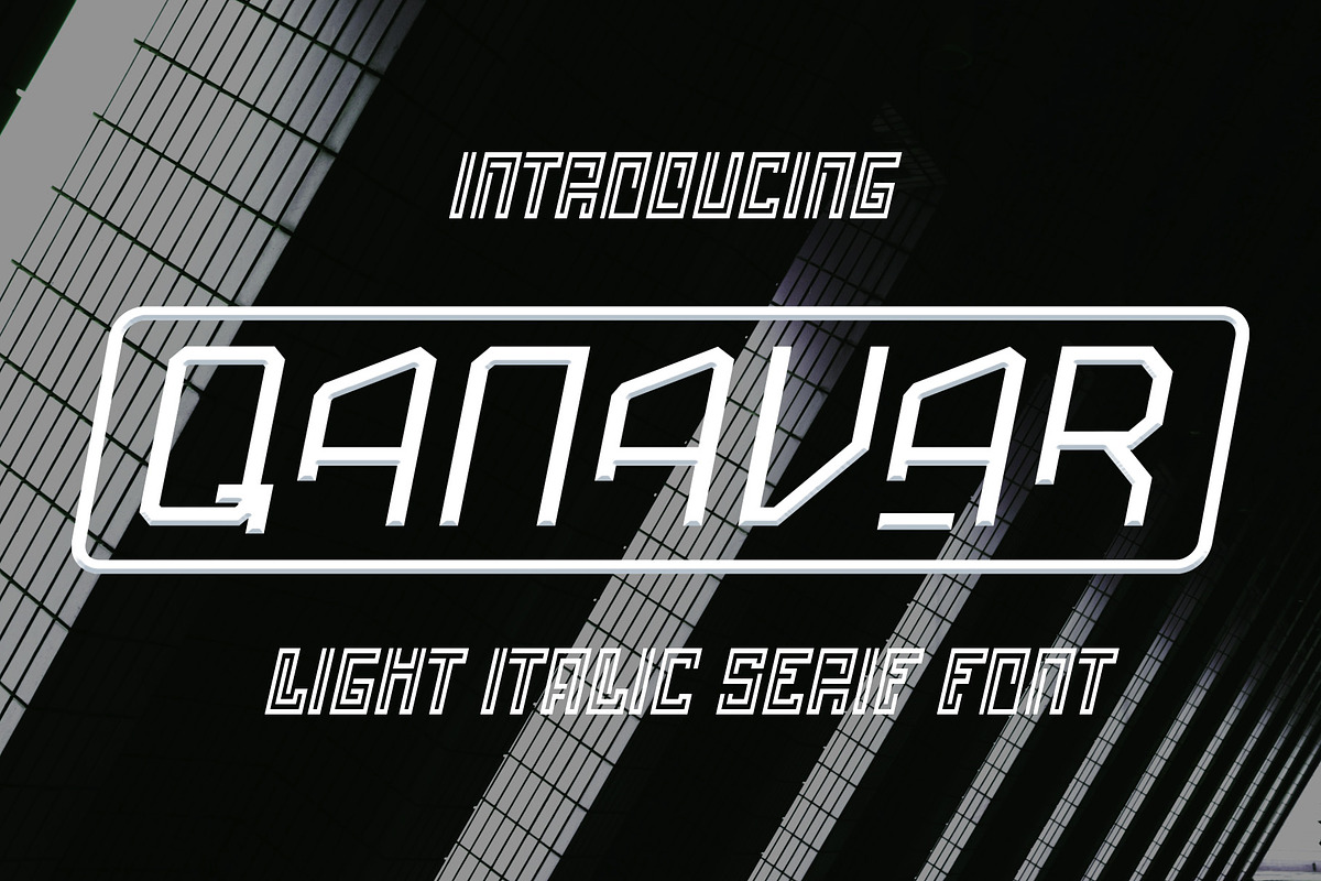 Al Qanavar - Italic Serif, a Serif Font by ivan_artnivora (Photo 1 of 4)