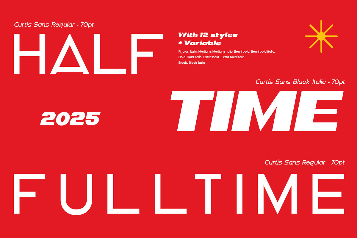 DV Curtis Sans, a Sans Serif Font by Damelev (Photo 12 of 18)