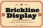 Brickline Display, a Slab Serif Font by Wow Magic (Thumbnail 1 of 6)