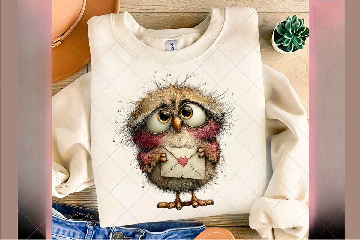 Valentine Day Owl Clipart, an Illustration by SinaCreation (Photo 6 of 7)