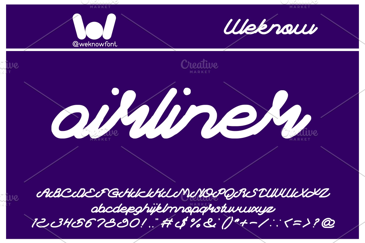 Autopilot font, a Script Font by weknow (Photo 4 of 5)