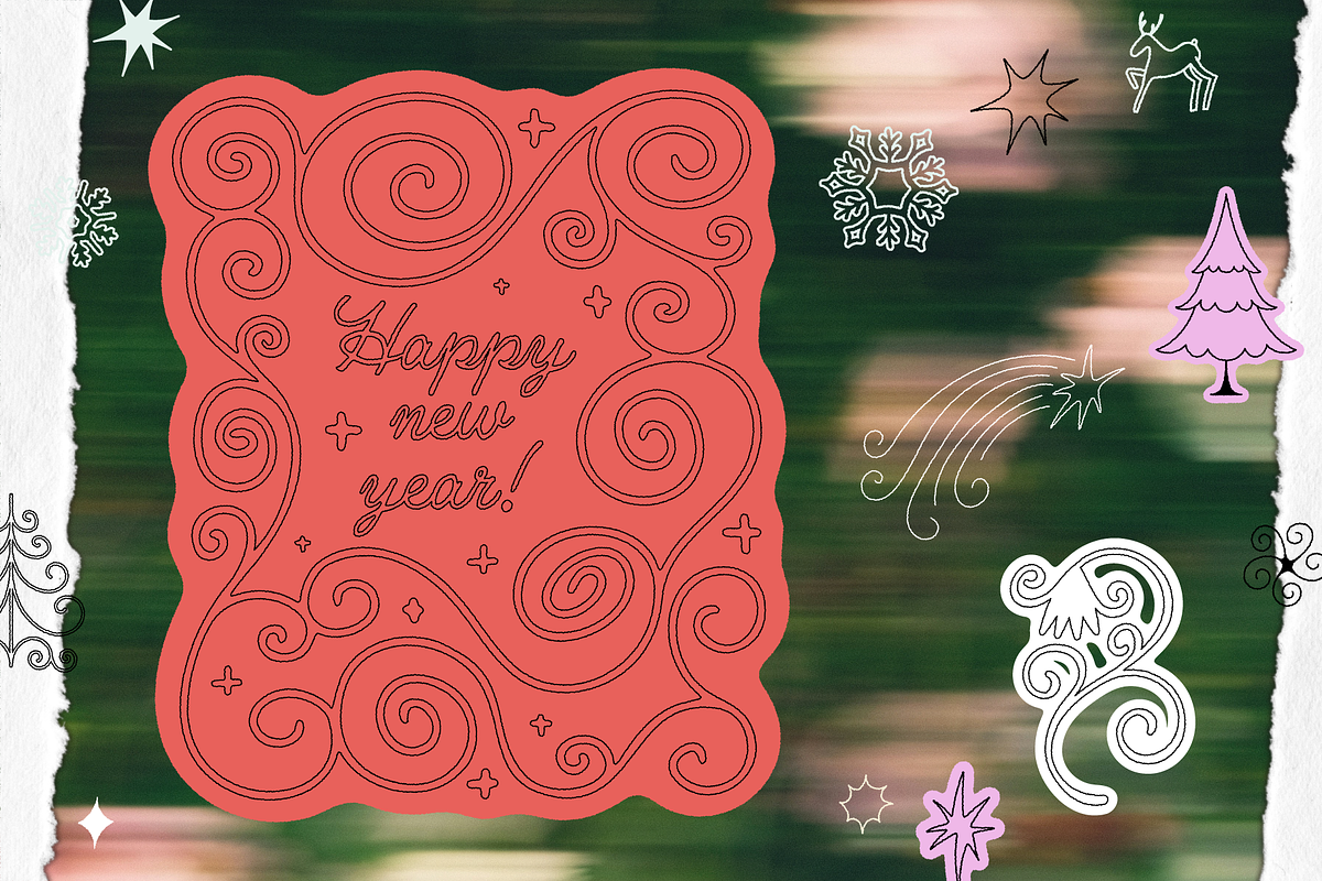 Vector Christmas Flourish Frames, an Object Graphic by venimo (Photo 3 of 13)
