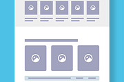 Website Wireframe for Landing Page, a Landing Page Template by MightyDesign (Thumbnail 5 of 9)
