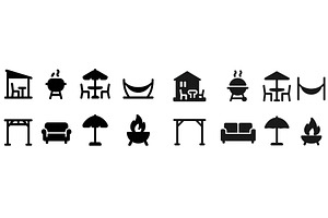 Modern outdoor and leisure icons, a Sport Illustration by ZinetroN