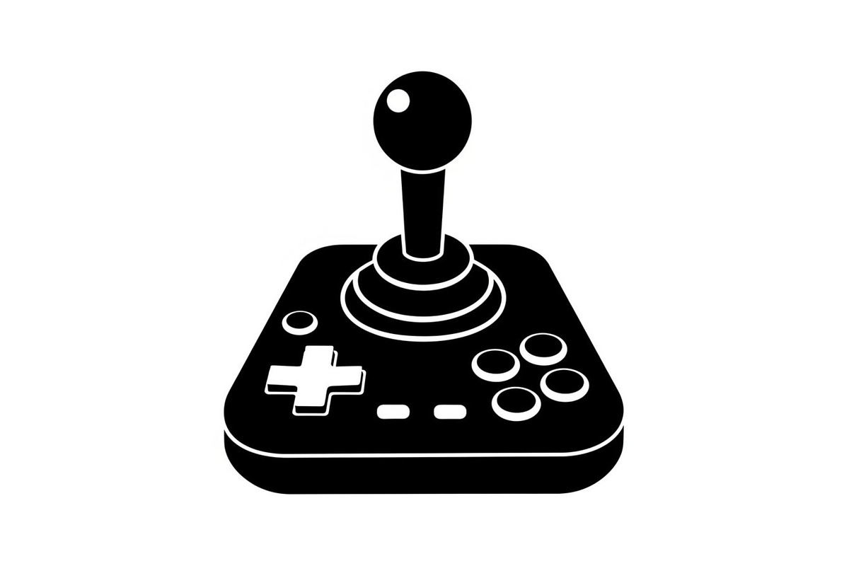 50 Retro Gaming Joystick Vector Bund, an Illustration by Creativeshirt (Photo 2 of 51)
