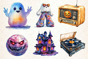 Disco Halloween Clipart PNG, an Illustration by Dream Creation (Thumbnail 6 of 7)